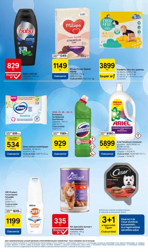 TESCO Szupermarket akciós újság