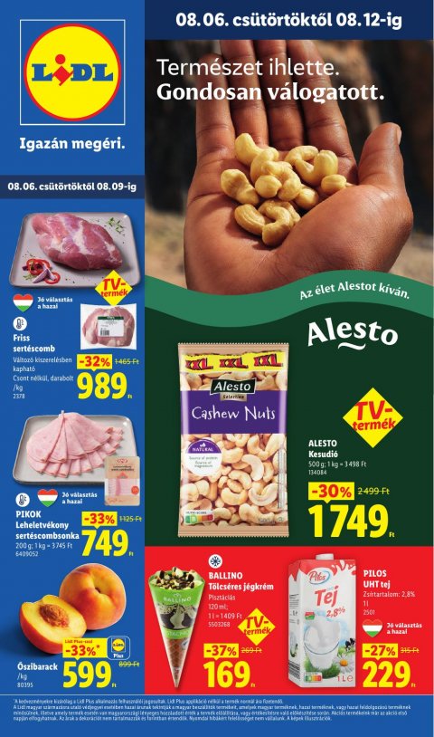 LIDL akciós újság od 6. 8. 2026 do 12. 8. 2026