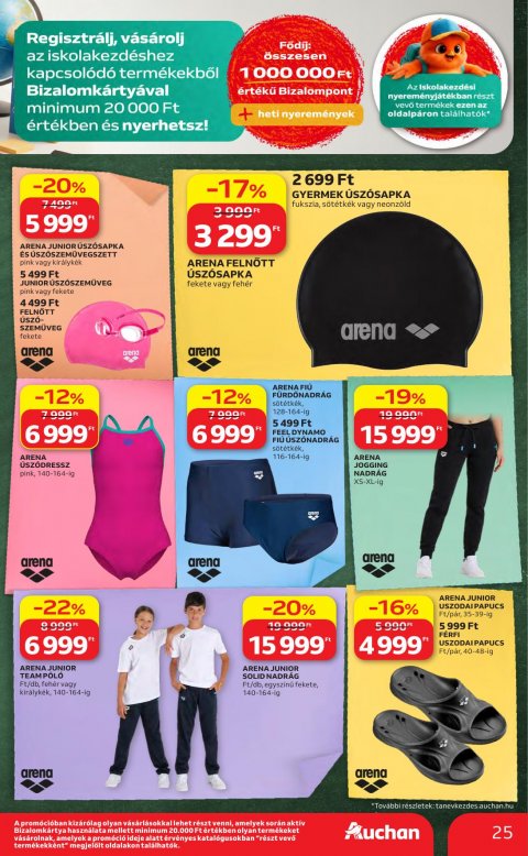 AUCHAN Hipermarket Iskolakezdés akciós