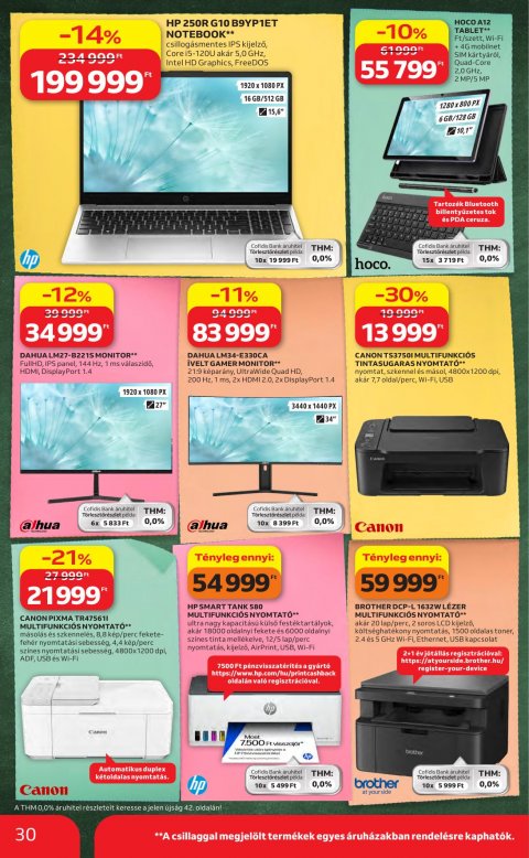 AUCHAN Hipermarket Iskolakezdés akciós