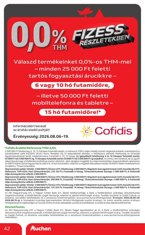 AUCHAN Hipermarket Iskolakezdés akciós
