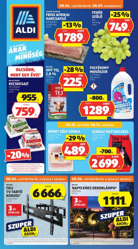 ALDI akciós újság od 6. 8. 2026 do 12. 8. 2026
