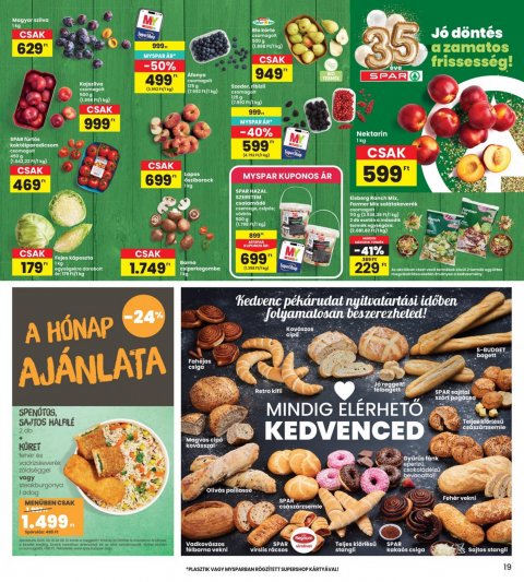 INTERSPAR akciós újság