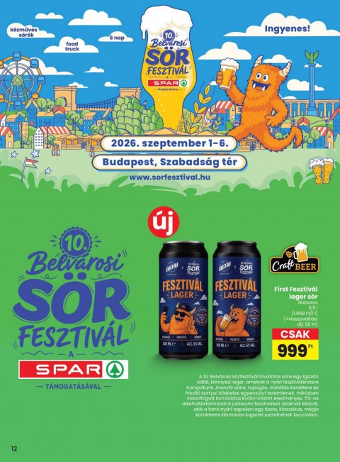 SPAR akciós újság