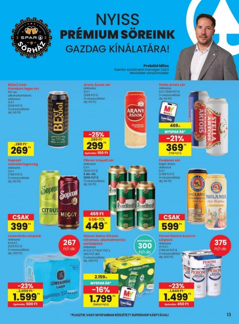 SPAR akciós újság