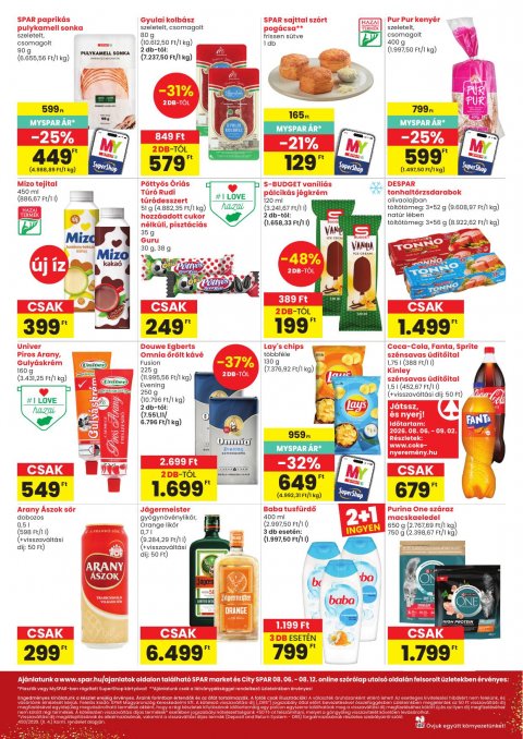 SPAR Market és City Spar akciós újság
