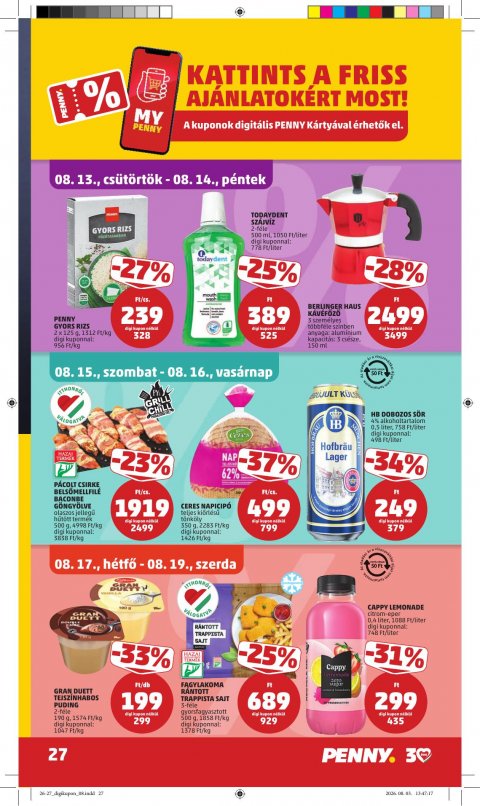 PENNY akciós újság