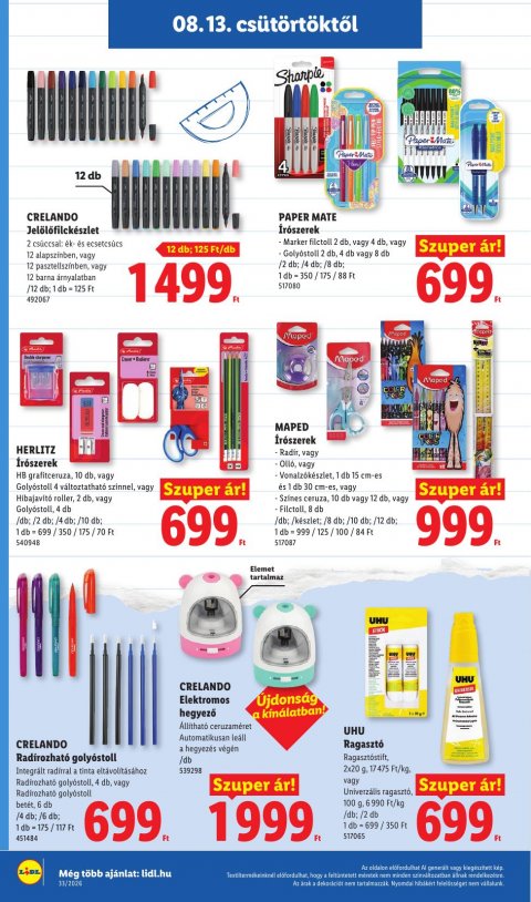 LIDL Nonfood akciós újság
