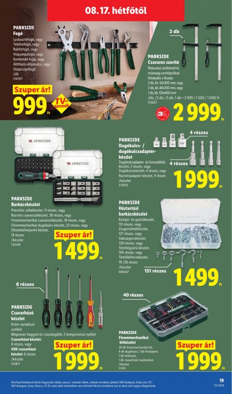 LIDL Nonfood akciós újság