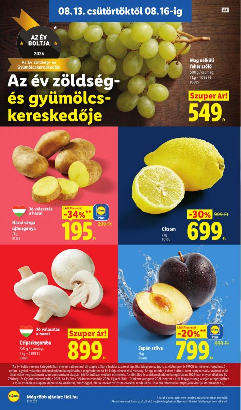 LIDL akciós újság