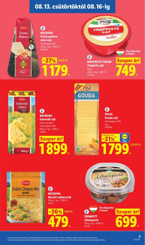 LIDL akciós újság