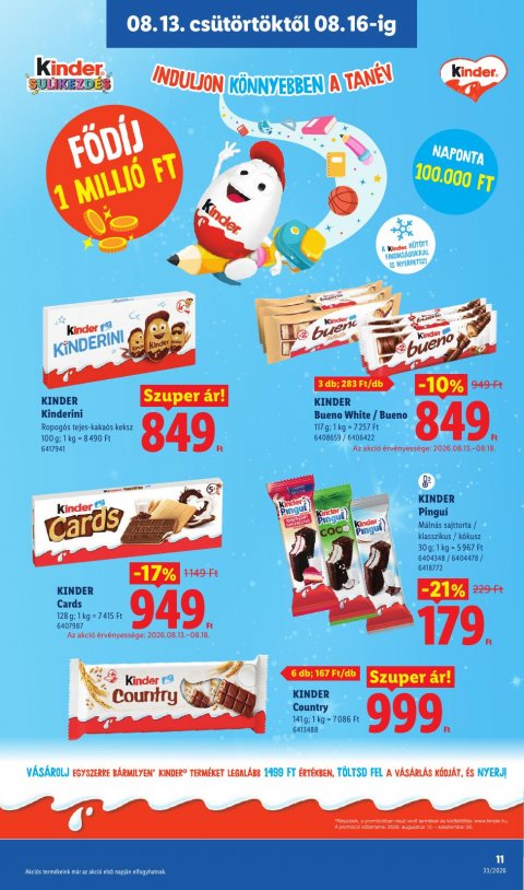 LIDL akciós újság
