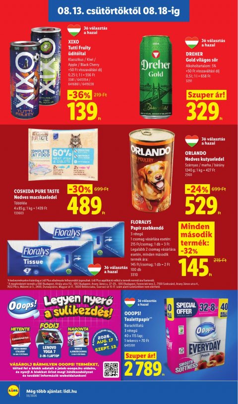 LIDL akciós újság