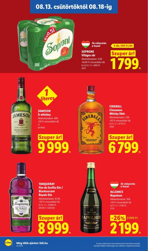 LIDL akciós újság