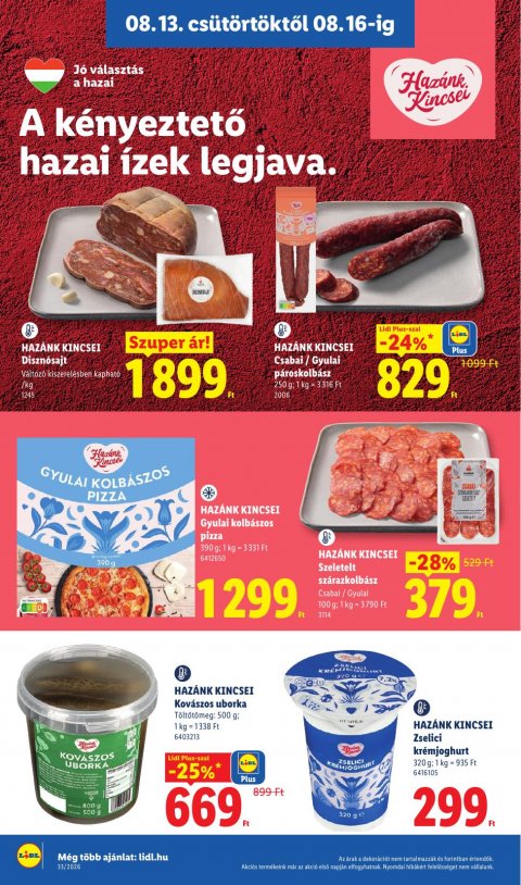 LIDL akciós újság