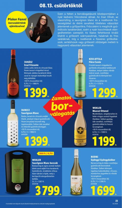 LIDL akciós újság