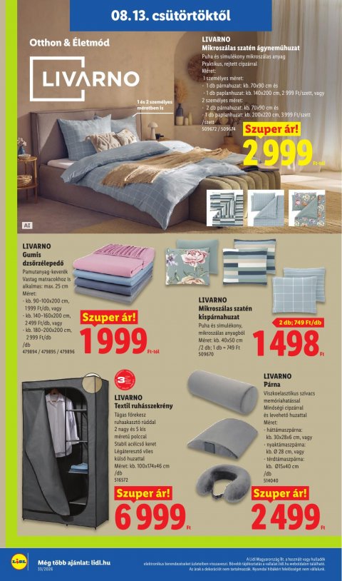 LIDL akciós újság