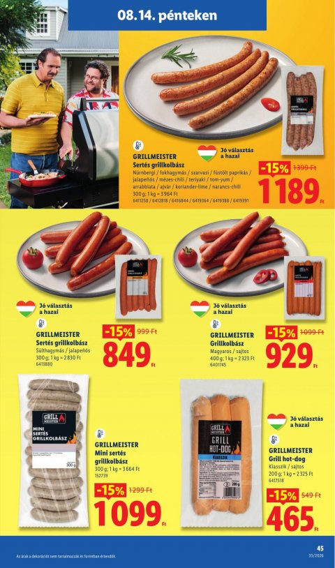 LIDL akciós újság