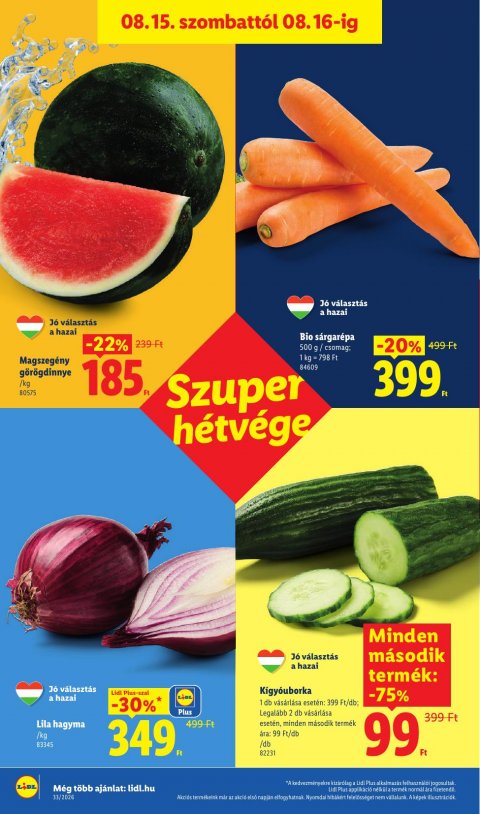 LIDL akciós újság