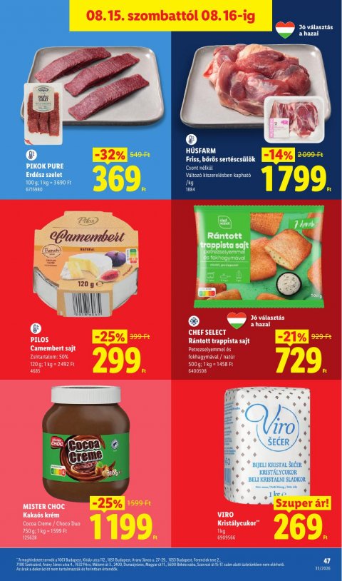 LIDL akciós újság
