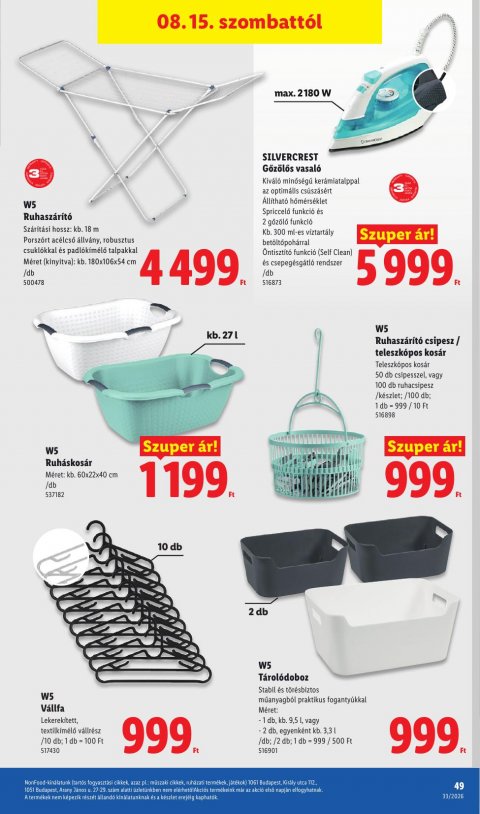 LIDL akciós újság