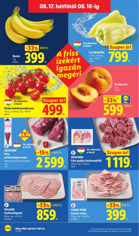 LIDL akciós újság