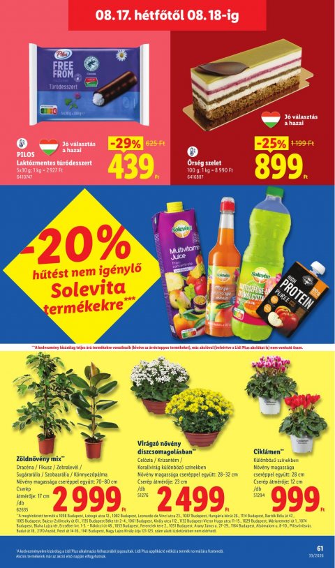 LIDL akciós újság