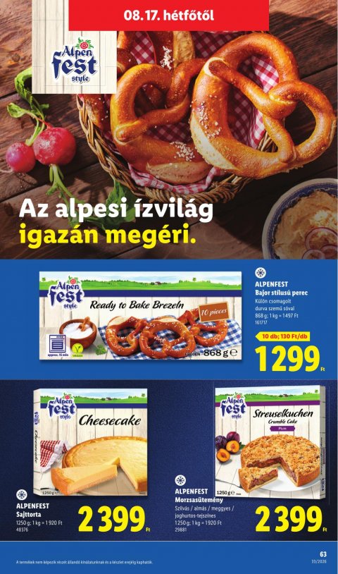 LIDL akciós újság