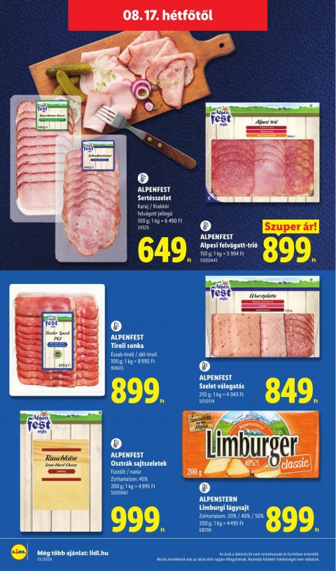LIDL akciós újság