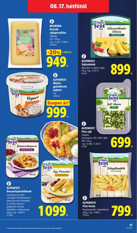 LIDL akciós újság