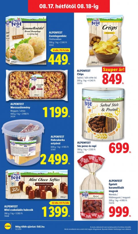 LIDL akciós újság
