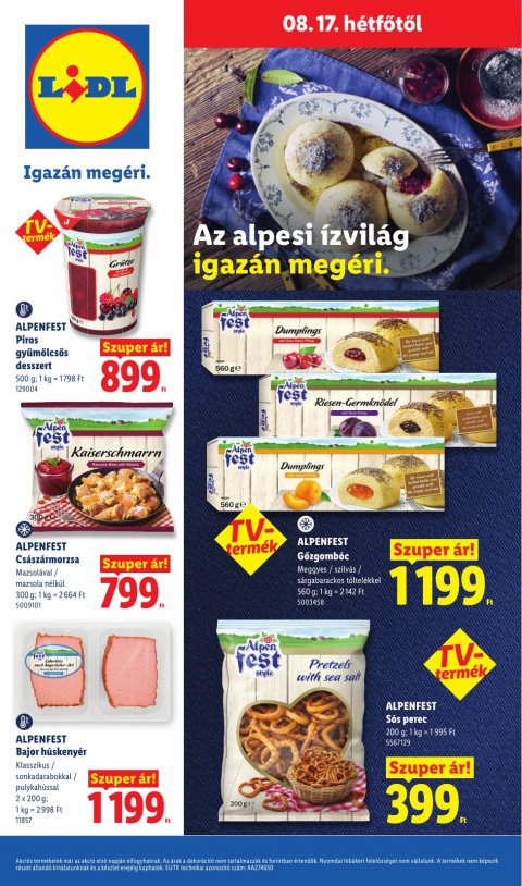LIDL akciós újság