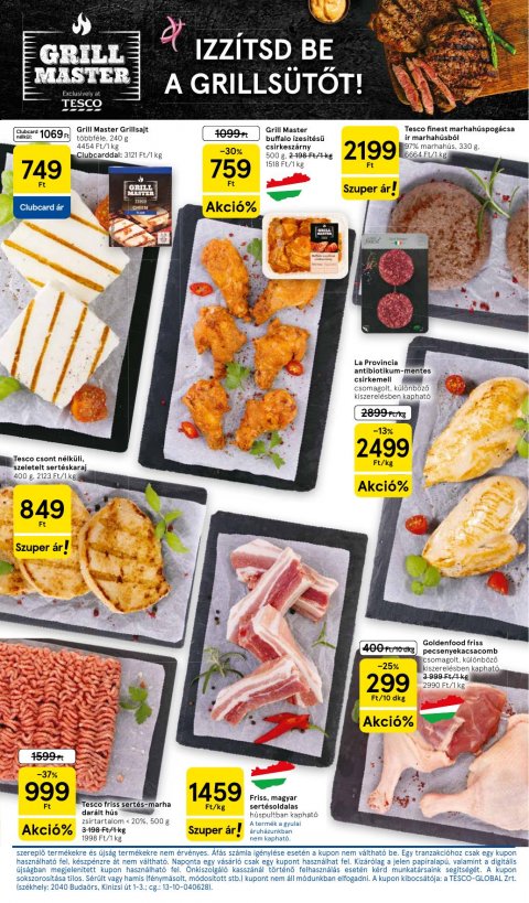 TESCO Hipermarket akciós újság