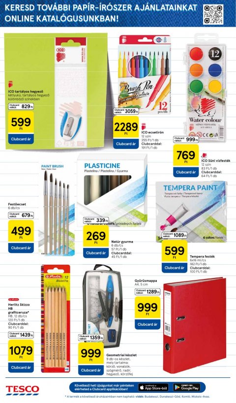TESCO Hipermarket akciós újság