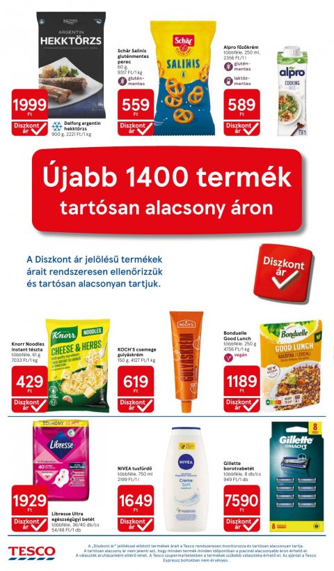 TESCO Hipermarket akciós újság