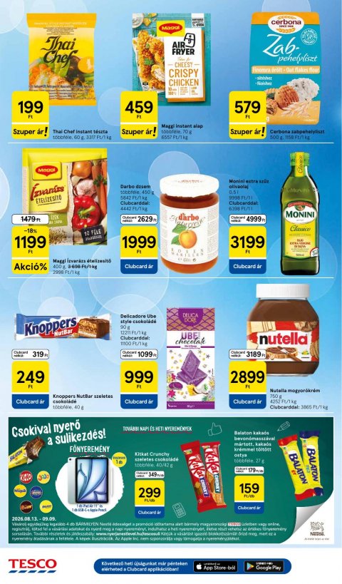 TESCO Hipermarket akciós újság