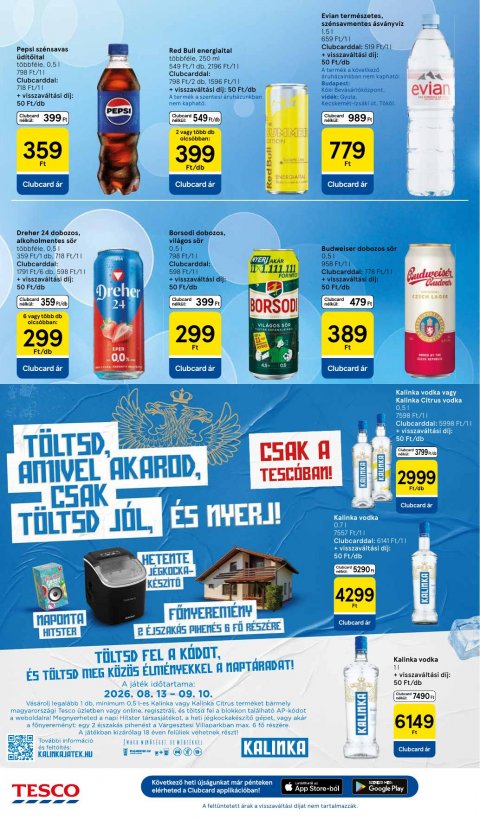 TESCO Hipermarket akciós újság