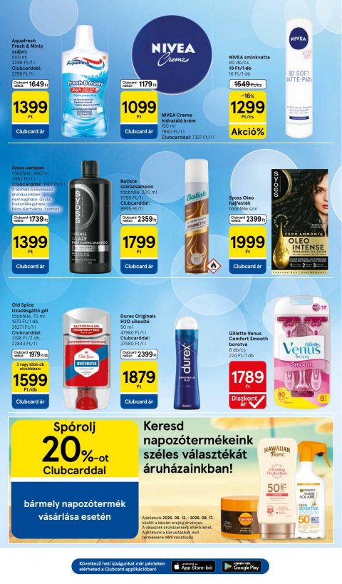 TESCO Hipermarket akciós újság