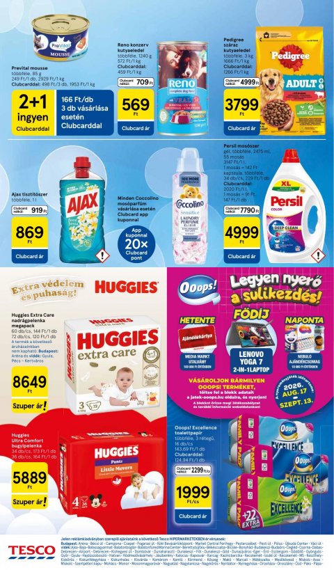 TESCO Hipermarket akciós újság
