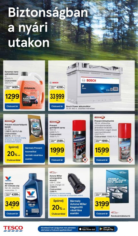 TESCO Hipermarket akciós újság
