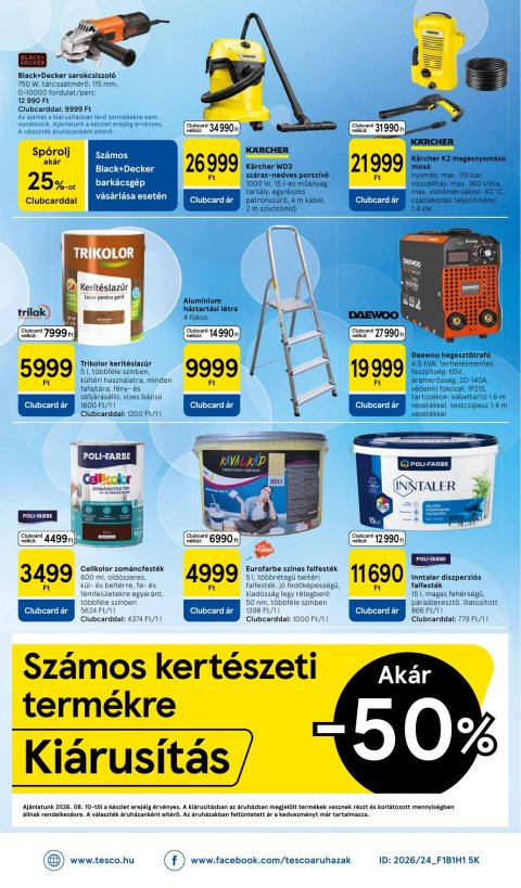TESCO Hipermarket akciós újság