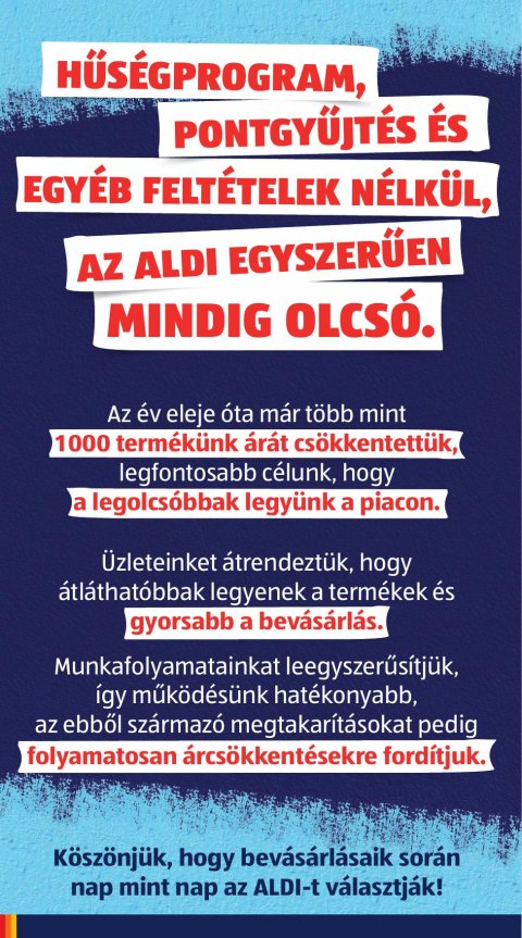 ALDI akciós újság