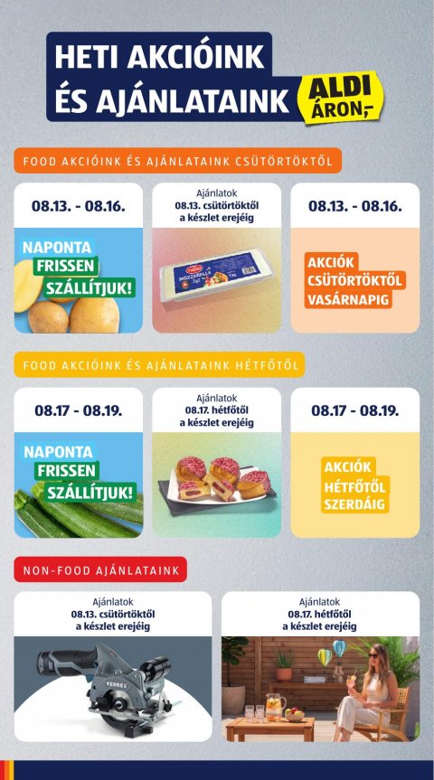 ALDI akciós újság