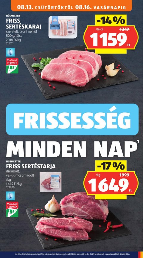 ALDI akciós újság