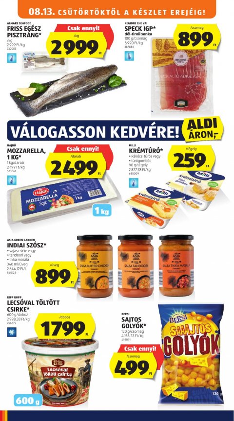 ALDI akciós újság