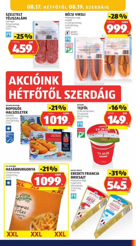 ALDI akciós újság