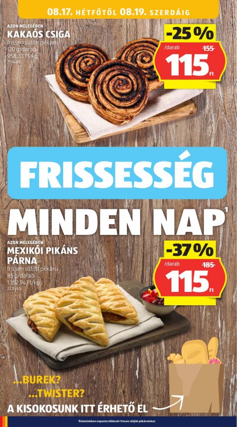 ALDI akciós újság
