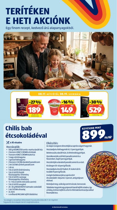 ALDI akciós újság