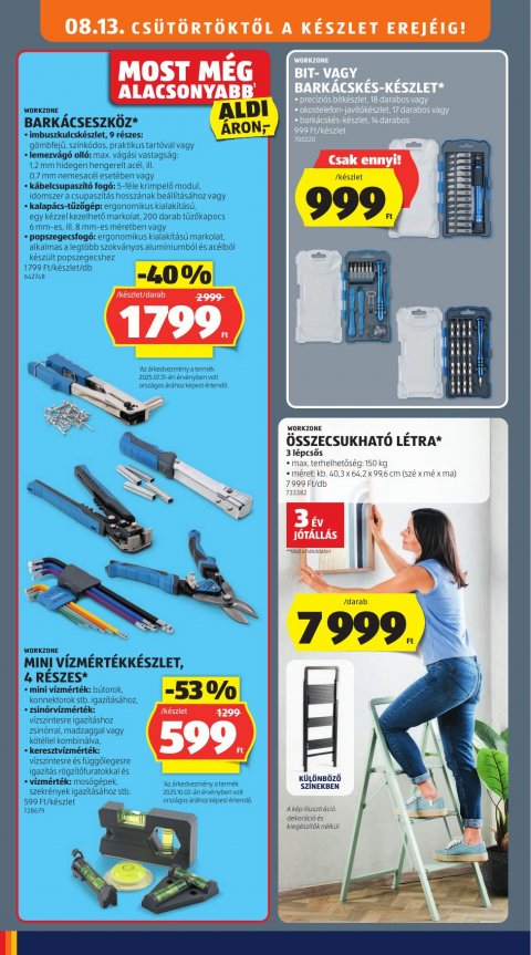 ALDI akciós újság