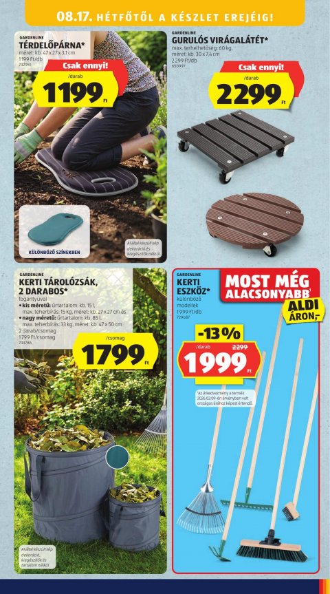 ALDI akciós újság
